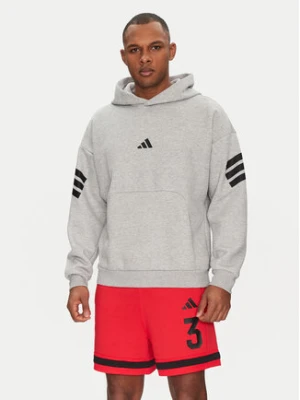adidas Bluza Future Icons 3-Stripes JD4847 Szary Regular Fit