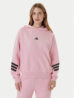 Zdjęcie produktu adidas Bluza Future Icons 3-Stripes JE0183 Różowy Loose Fit