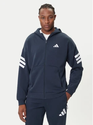 adidas Bluza Future Icons 3-Stripes JW7107 Granatowy Regular Fit