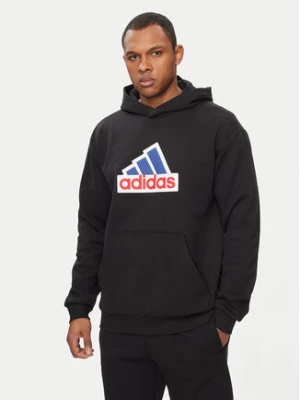 adidas Bluza Future Icons Badge of Sport IS3233 Czarny Relaxed Fit