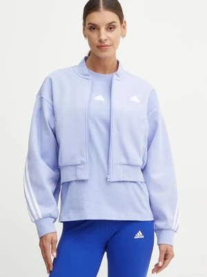 adidas bluza Future Icons damska kolor niebieski z aplikacją IW5252