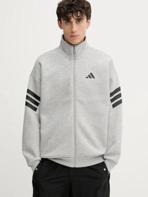 adidas bluza Future Icons męska kolor szary z nadrukiem JD4886