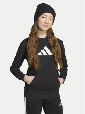 adidas Bluza Glam Graphic JV5267 Czarny Regular Fit