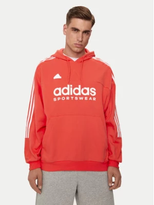 adidas Bluza House of Tiro IV8123 Pomarańczowy Loose Fit