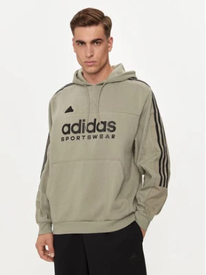 adidas Bluza House of Tiro IV8125 Zielony Relaxed Fit