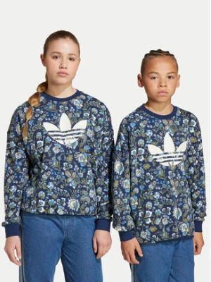 adidas Bluza Liberty London JX6316 Granatowy Loose Fit