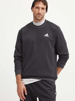 adidas bluza męska kolor szary gładka IX1301