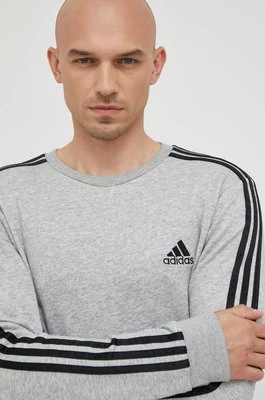 adidas bluza męska kolor szary melanżowa