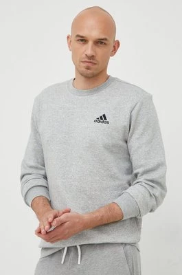 adidas bluza Essentials męska kolor szary z aplikacją H12221