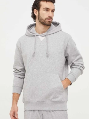 adidas bluza męska kolor szary z kapturem melanżowa IX3958