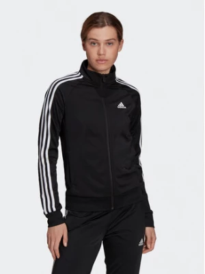 adidas Bluza Primegreen Essentials Warm-Up Slim 3-Stripes Track Top H48443 Czarny Slim Fit