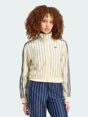 adidas Bluza Reversible Firebird Track Top KR7031 Żółty jasny Regular Fit