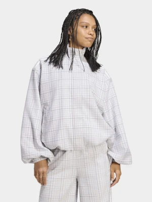 adidas Bluza Rozpinana Blousy Check Track Top szary