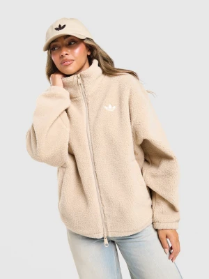 adidas Bluza Rozpinana Ess Teddy Jkt beżowy