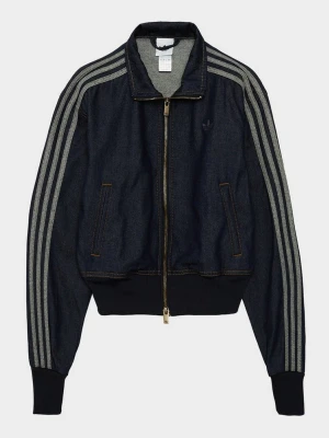 adidas Kurtka Rozpinana Firebird Denim granatowy