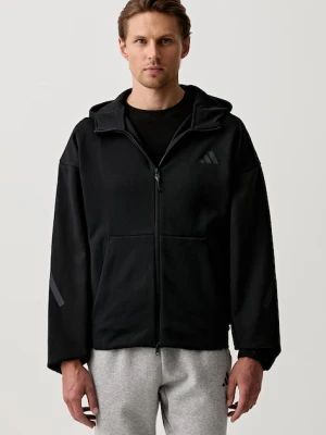 adidas bluza rozpinana męska z bawełną Z.N.E. czarny