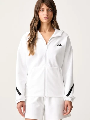 adidas bluza rozpinana z kapturem damska Z.N.E biały