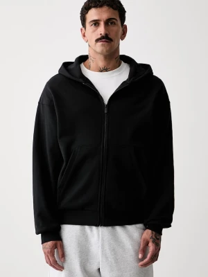 adidas bluza rozpinana z kapturem męska bawełniana czarny