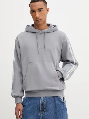 adidas bluza Seasonal AOP męska kolor szary z kapturem gładka JM1725