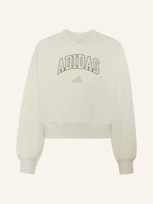 Adidas Bluza Seasonals Collegiate Typography V-Neck weiss biały
