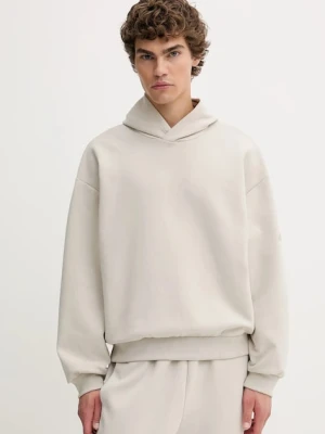 adidas bluza Soft Lux męska kolor beżowy z kapturem gładka KB8088