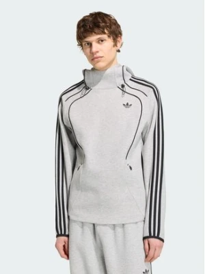 adidas Bluza Spacer Teamgeist 26 Cutline Hoodie KR9653 Szary Regular Fit