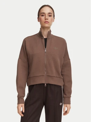 adidas Bluza Spacer Tracktop KZ2189 Brązowy Regular Fit