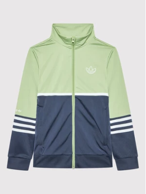 adidas Bluza Sprt Collection Track HE2080 Zielony Regular Fit