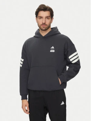 adidas Bluza Star Wars The Mandalorian™ JI5720 Szary Regular Fit