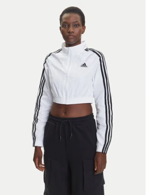 adidas Bluza Teamgeist adicolor JZ8275 Biały Slim Fit