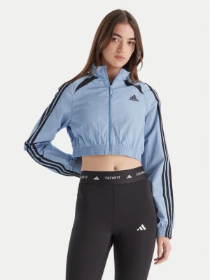 adidas Bluza Teamgeist adicolor JZ8277 Błękitny Slim Fit Niebieski jasny