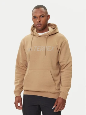 adidas Bluza Terrex Multi Large Logo JM2821 Beżowy Regular Fit