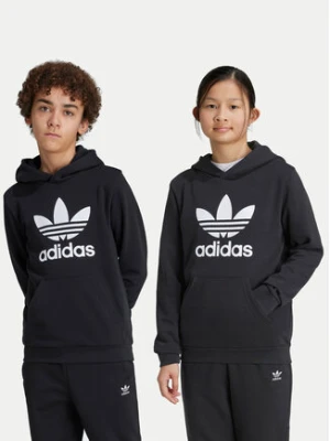 adidas Bluza Trefoil IY7446 Czarny Regular Fit
