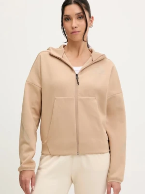 Zdjęcie produktu adidas bluza x Z.N.E damska kolor beżowy z kapturem wzorzysta JY5970