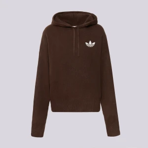 Adidas Bluza Z Kapturem Ess Knt Hd brązowy