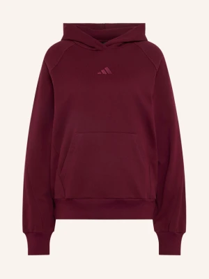 Adidas Bluza Z Kapturem Kit braun CIEMNOCZERWONY
