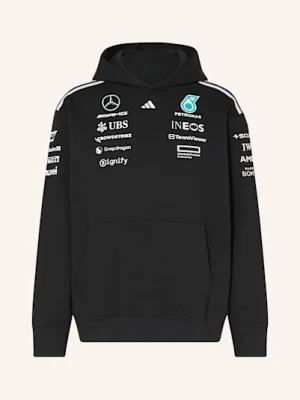 Adidas Bluza Z Kapturem Mercedes – Amg Petronas Formula One Team Team Hood Men schwarz