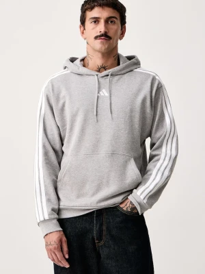 adidas bluza z kapturem męska bawełniana Essentials szary