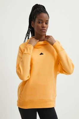 adidas bluza Z.N.E damska kolor żółty z kapturem gładka IS3910
