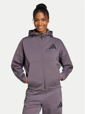 adidas Bluza Z.N.E. JD5985 Szary Loose Fit