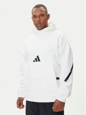 adidas Bluza Z.N.E. JF2454 Biały Loose Fit