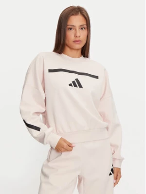 adidas Bluza Z.N.E. JF4783 Różowy Loose Fit