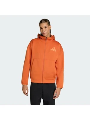 adidas Bluza Z.N.E. KE4679 Pomarańczowy Regular Fit