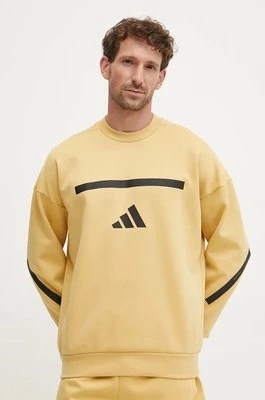 adidas bluza ZNE męska kolor żółty z nadrukiem JJ4896