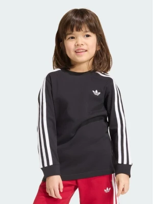 adidas Bluzka 3 Stripes KQ8877 Czarny Loose Fit