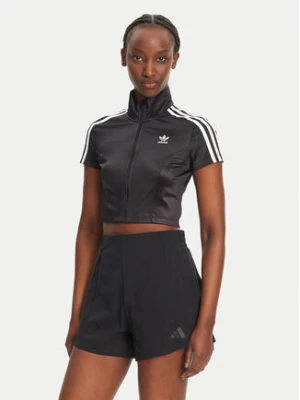 adidas Bluzka adicolor JD0277 Czarny Slim Fit