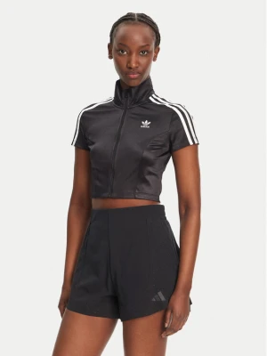 adidas Bluzka adicolor JD0277 Czarny Slim Fit