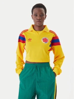 adidas Bluzka Columbia Reconstructed Bringback KE2299 Żółty Regular Fit