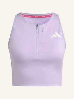 Adidas Bluzka Do Biegania Adizero Crop lila