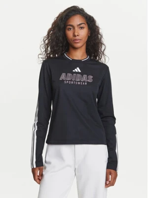 adidas Bluzka Tiro Cut 3-Stripes Mesh JG4085 Czarny Regular Fit